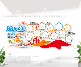 班级之星文化展示墙