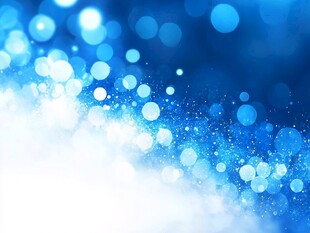 梦幻蓝色光斑背景图