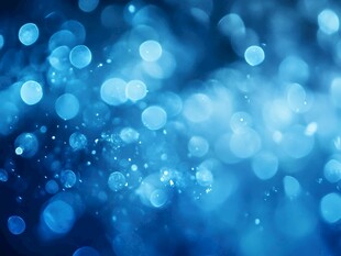 梦幻蓝色光斑背景图