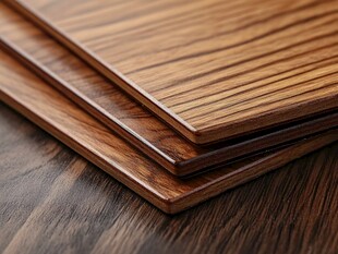 优质实木地板板材展示