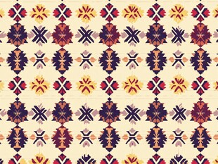 民族风几何图案精美纹饰