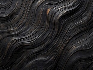 黑色波浪纹理背景图案