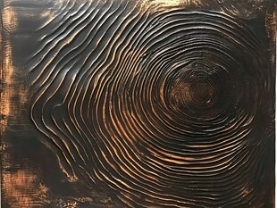 金属质感旋涡纹理艺术画