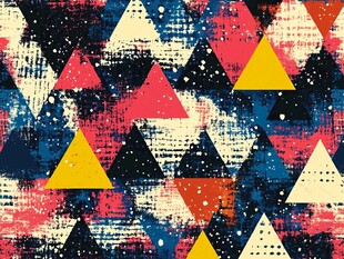 几何三角抽象图案背景