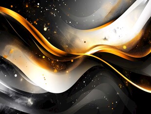 黑金流体动感背景图