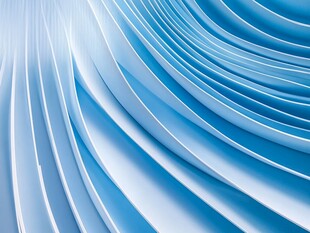 蓝色渐变波浪纹理背景