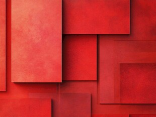 红色立体方块背景纹理