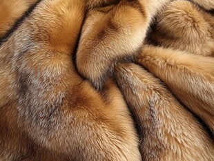 柔软奢华的貂皮纹理