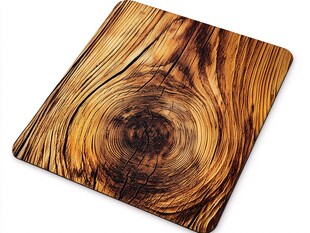木纹图案方形鼠标垫