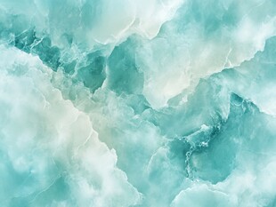 梦幻蓝绿云雾纹理背景图