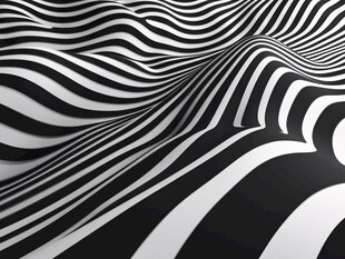 黑白条纹动感抽象背景图