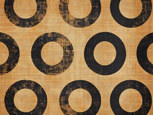 复古圆圈纹理图案背景