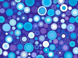 梦幻蓝紫渐变圆圈背景图