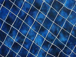 蓝色网格纹理背景图案