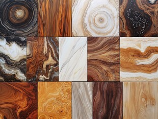 多样纹理石材木纹图案集