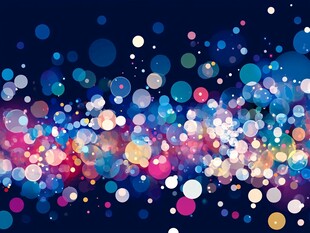 梦幻炫彩光斑背景图