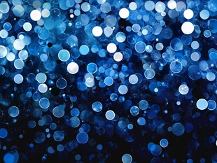 梦幻蓝调光斑背景图