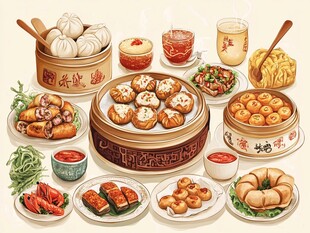 多样中式早餐美食大赏