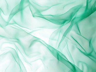 轻柔绿纱 灵动飘逸之美