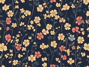 深蓝色底小碎花图案背景