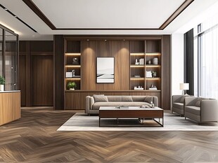 现代简约风格客厅室内设计