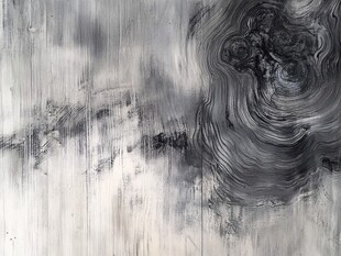 水墨抽象纹理艺术画面