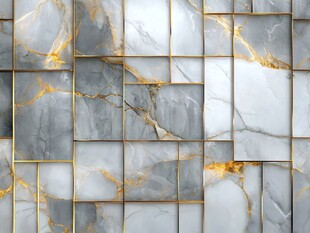 奢华金纹大理石墙面装饰