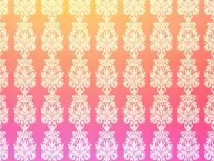 渐变粉色锦缎花纹图案