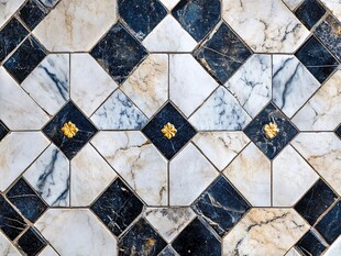 精美大理石拼花瓷砖图案