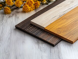 多样木纹地板展示