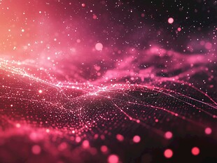 梦幻粉色粒子动感背景图