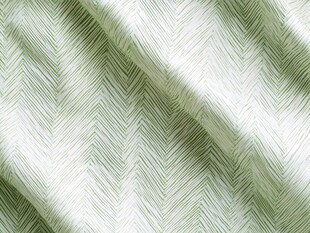 淡绿色人字纹褶皱布料