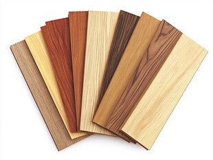 多样实木板材展示