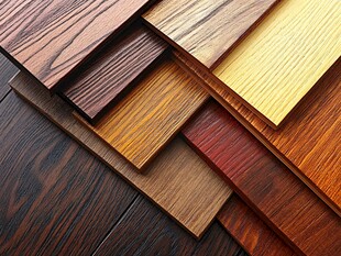 多样木质板材展示