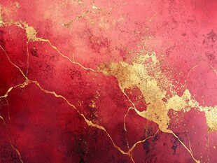 红金纹理艺术背景图