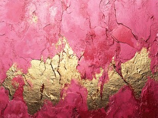 粉金斑驳墙面纹理