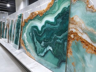 精美大理石瓷砖展示