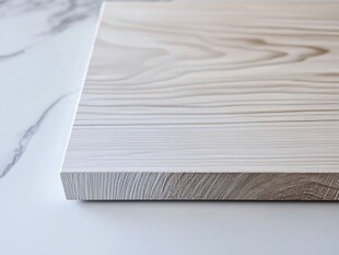 浅色木纹板材特写