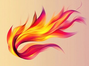 绚丽火焰动感图案设计