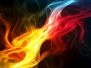 彩色火焰梦幻动感背景图