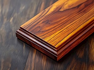 精美实木板材特写