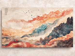 水墨山河 绚丽山水画卷