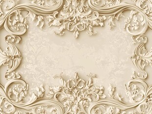 欧式奢华浮雕装饰背景图