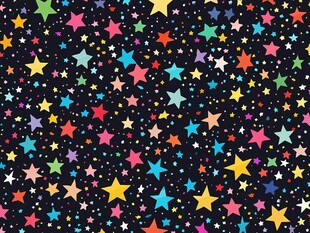 五彩星星梦幻背景图案