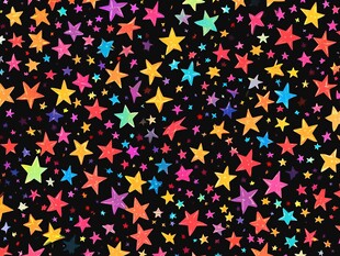 五彩星星图案背景