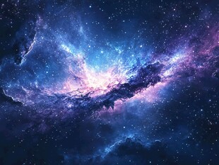 梦幻绚丽的宇宙星云景观