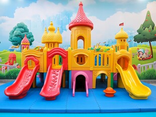 儿童城堡滑梯游乐设施