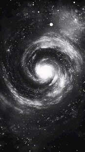 宇宙漩涡星系图景