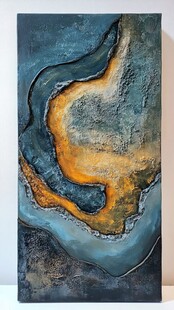 抽象流体艺术画作