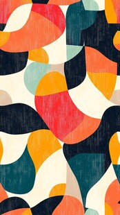 几何多彩抽象图案纹理